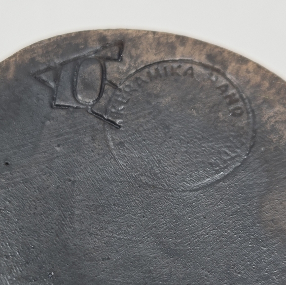 Keramika Ceramic Pottery Oversized Cup Light to Dark Browns Handmade Rustic - Picture 7 of 10